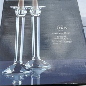 Lenox Canopy Crystal Candlestick Set